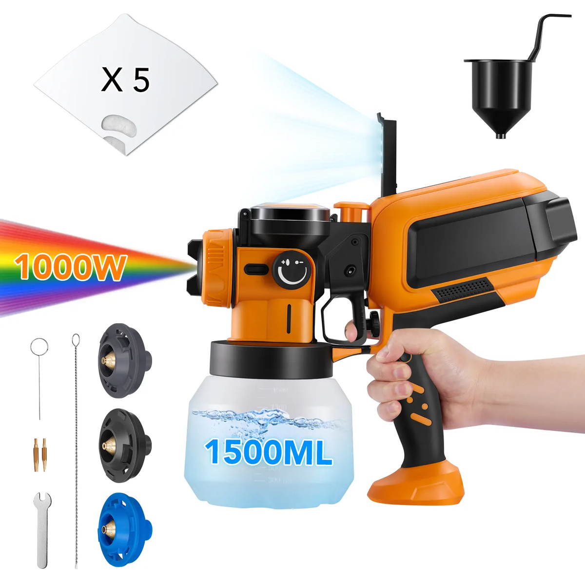 This Hill 1000W HVLP Electric Paint Sprayer